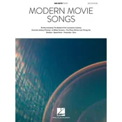 MODERN MOVIE SONGS 3RD EDITION BIG NOTE EASY PIANO