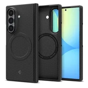 Samsung Z Fold8 Ultra SPIGEN AIR SKIN ARAMID MAGSAFE plasticna futrola za telefon – ultratanka, uzorak od karbonskih vlakana, CRNA