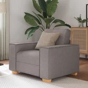 Sofa fotelja taupe 100x78x84 cm tkanina