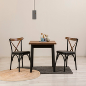 Woody Fashion Komplet mize in stolov (3 kosi)