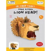 Fiesta Crafts Kreativni set 3D maska Lev