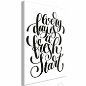 Slika - Every Day Is a Fresh Start (1 Part) Vertical 60x90