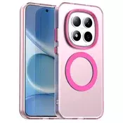 Hibridni ovitek Techsuit CandyCase MagSafe za Xiaomi Redmi Note 15 Pro 5G - pink