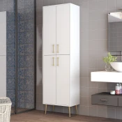 Hanah Home Komoda Berlin A 60x202x35cm Belo-Zlatna