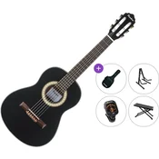 Pasadena PC-100 Premium SET Black Polovična klasična kitara za otroke