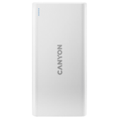 Canyon PB-106 micro USB/USB-C powerbank, 10000 mAh, bel (CNE-CPB1006W)