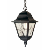 Elstead NR9-BLK - Zunanji lestenec NORFOLK 1xE27/100W/230V IP43