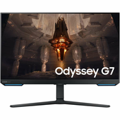 80cm/32““ (3840x2160) Samsung Odyssey G7 S32BG700EU 16:9 1ms IPS HDMI 2xDisplayPort VESA Pivot Speaker 4K 144Hz Gaming Black