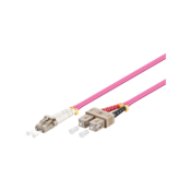 Wentronic 95950 LC SC Pink fiber optic cable