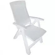 Baštenska stolica plasticna Ipae-Progarden Gold - Bela