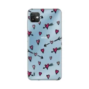 Silikonska maska za Wiko Y82 Heart Pattern Print Skin providna