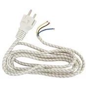 Elit+ prikljucni kabl za pegle ho3rt-f 3gx0.75 / 2m tekstilni 10a 250v ( EL7530 )