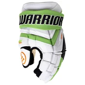 Hokejske rokavice Warrior Alpha Deluxe White/Green Senior 14 palcev