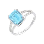 DIAMANT LETERNEL Prstan srebrna