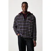 Tommy Jeans Srajčna jakna DM0DM23521 Bordo rdeča Relaxed Fit