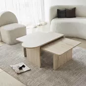 Hanah Home Set kafenih stocica, 105x35cm, Bež