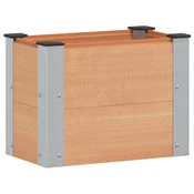 Povišena vrtna gredica Smeda 50 x 30 x 36 cm