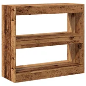 Ormaric za knjige/Sobna pregrada staro drvo 80x30x72 cm