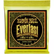 Ernie Ball 2560 10-50 Everlast Extra Light Coated 80/20 Bronze Acoustic