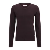Blend Pulover 20717955 Bordo rdeča Regular Fit