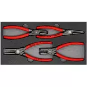 Knipex 4-delni set zeger klešta za osigurace, u penastom pakovanju (00 20 01 V09)