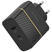 OTTERBOX EU WALL CHARGER 30W/USB-C 18W + USB-A 12W USB-PD BLK (78-52723)