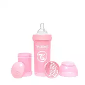 Twistshake Anti-Colic bočica za bebe 260 ml pastel roza
