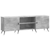 vidaXL TV omarica Betonsko siva 150 x 31 x 50 cm Inženirski les