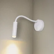 SLV Karpo Goose LED stenska svetilka, zatemnilna, bela - spalnica - Sodobni - Kovina