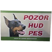 Tabla Pozor hud pes Vstop na lastno odgovornost Doberman - Krtače, glavniki,.. - Krtače, glavniki in krtače - Krtače, glavniki in rokavice