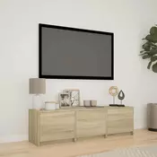 TV ormaric s LED rasvjetom Sonoma hrast 140 x 34 x 40 cm