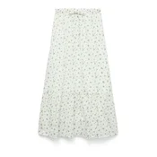 VERO MODA Suknja VMTRINE mornarsko plava / svijetloplava / maslinasta / bijela
