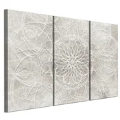 shumee Slika na italijanskem platnu 90 x 60 cm triptih - boho stil - ozadja in vzorci Slika na italijanskem platnu 120 x 80 cm triptih - boho stil - ozadja in vzorci