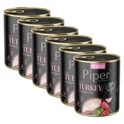 Konzerva Piper Adult puran in brokoli 6 x 800 g
