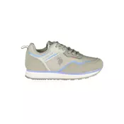 US POLO ASSN. GRAY CHILDREN'S SPORTS SHOES