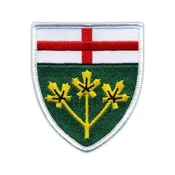 shumee Našitek grba Ontaria - magnetna podlaga - vezen našitek/značka/emblem
