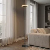 Arcchio LED-stoječa svetilka Frile, črna, višina 190 cm, z možnostjo regulacije - Dnevna soba/jedilnica - Sodobni - črna, prosojna - Aluminij