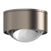 Top Light Reflektor Puk Mini One 2 LED, prozorna leča, mat nikelj - Dnevna soba/jedilnica - Dizajn - mat nikelj, prozoren - Kovina
