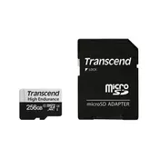 Transcend 256GB Endurance (TS256GUSD350V) memorijska kartica microSDXC class 10 + adapter