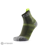 Nogavice Sidas Run Anatomic Comfort, sivo/rumene (EU 45-47)