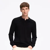 Reserved - Polo džemper s visokim sadržajem viskoze