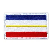 shumee Našitek zastave Mecklenburga-Predpomorjanske - samolepilna podlaga - vezen našitek/značka/emblem