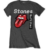 The Rolling Stones No Filter Text Charcoal Grey M Ženske Majica