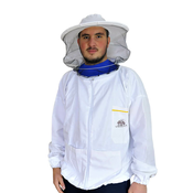 Pcelarksa bluza sa otkopcavanjem (sifon), Bela