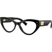Dolce&Gabbana Ženski okvir za dioptrijske naocare, Mackaste, Crni