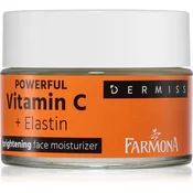 Farmona Dermiss Powerful Vitamin C + Elastin krema za obraz za osvetljevanje kože in hidratacijo 50 ml