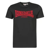 Lonsdale Majice s kratkimi rokavi ONE TONE Črna