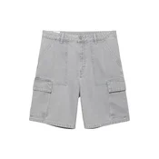 Pull&Bear Kargo kavbojke  svetlo siva