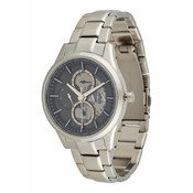 ARMANI EXCHANGE Analogni sat, crna / srebro