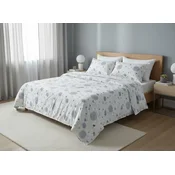 Tekstilshop Pamucna posteljina Dandelion Air, 160x200 cm, Bela